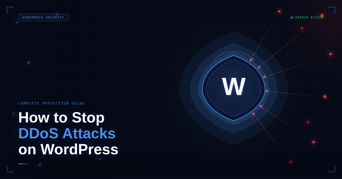 DDoS Attack on Wordpress Site