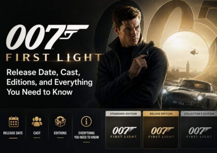 007 First Light game cover showing James Bond with release date, cast, editions and everything you need to know