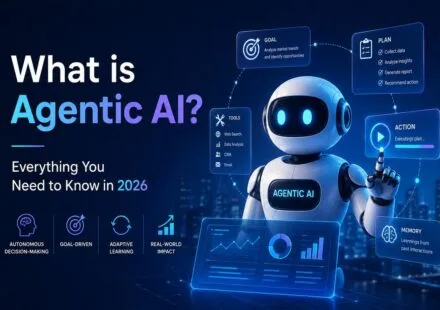 What is Agentic AI - Autonomous AI agent showing goal, plan, tools, action and memory workflow in 2026
