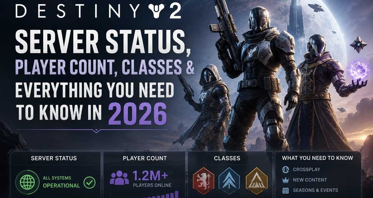 Destiny 2 server status, player count, classes and everything you need to know in 2026