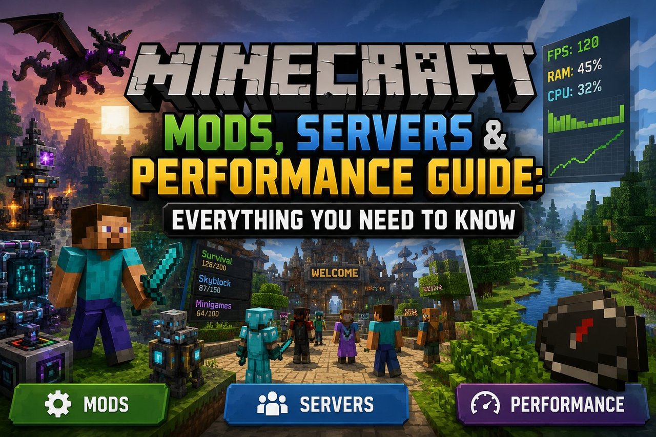 Minecraft mods, servers and performance guide for Java and Bedrock players