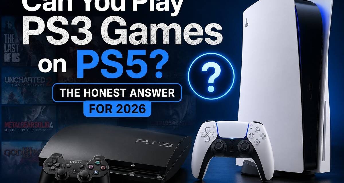 Can you play PS3 games on PS5 - the honest answer for 2026 showing PS3 and PS5 consoles side by side