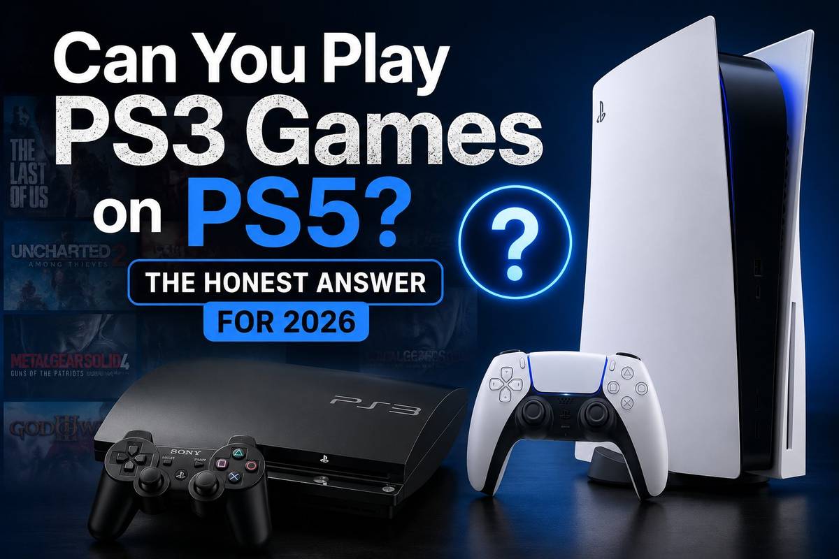 Can you play PS3 games on PS5 - the honest answer for 2026 showing PS3 and PS5 consoles side by side