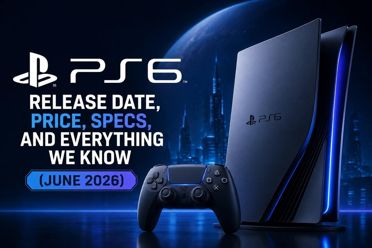 PS6 release date, price, specs, and everything we know June 2026 featuring PS6 console and DualSense controller