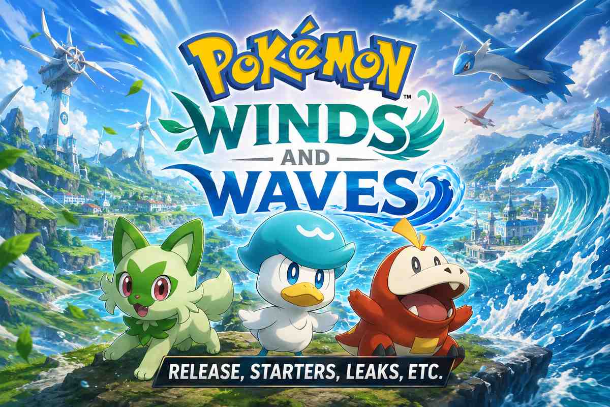 Pokemon Winds and Waves release date starters leaks and everything we know