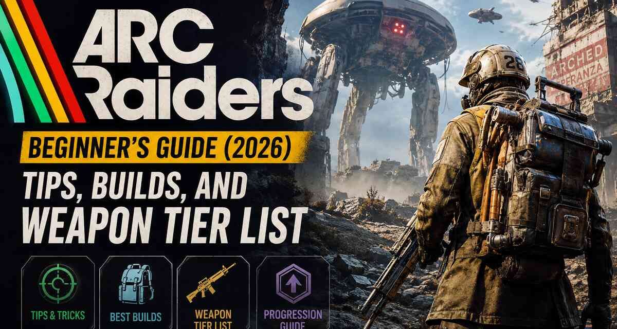 Arc Raiders Beginner's Guide 2026 – Tips, Builds, and Weapon Tier List
