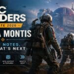 Arc Raiders Update 2026 Stella Montis Patch Notes and What's Next featuring raiders approaching the Stella Montis base