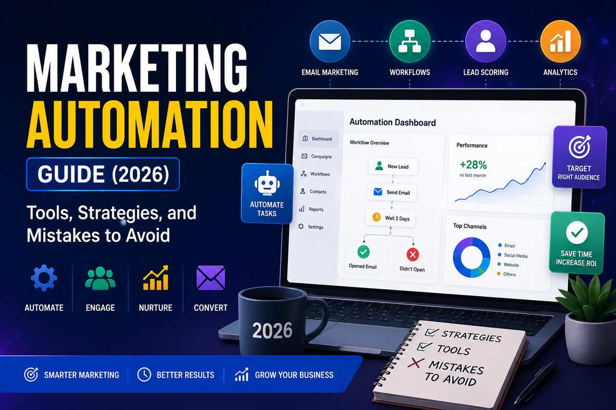 Marketing Automation Guide 2026 – Tools, Strategies, and Mistakes to Avoid