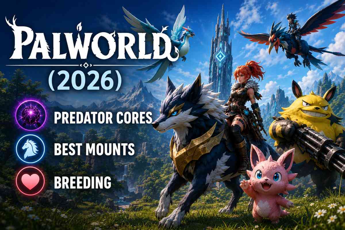Palworld Guide 2026 – Predator Cores, Best Mounts, and Breeding
