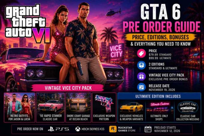GTA 6 Preorder Guide Price Editions Bonuses Everything You Need To Gta 6 Pre Order Guide Featured 680x454 