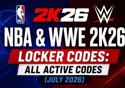 NBA 2K26 and WWE 2K26 locker codes featured image showing all active codes for July 2026
