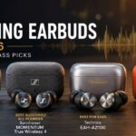 Best sounding earbuds 2026, audiophile and bass picks featuring Bowers & Wilkins Pi8, Sennheiser MOMENTUM True Wireless 4, Technics EAH-AZ100, and CMF Buds Pro 2