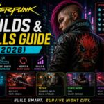 Cyberpunk 2077 Builds & Skills Guide (2026) Cyberpunk 2077 Builds and Skills Guide 2026 featured image showing character attributes, skill tree, and five build archetypes including Netrunner, Sandevistan, Techie, Gunslinger, and Berserker