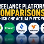 Freelance Platform Comparisons: Which One Actually Fits You Freelance Platform Comparisons: Which One Actually Fits You featured image showing logos for Upwork, Fiverr, Toptal, Freelancer, and Guru