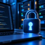 LiteLLM Hacked: Malicious 1.107.0 Release Steals Cloud and AI API Keys Padlock beside a laptop showing code in a server room, illustrating the LiteLLM supply chain attack
